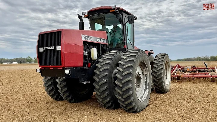 CASE IH 9350 STEIGER Tractor Field Cultivating