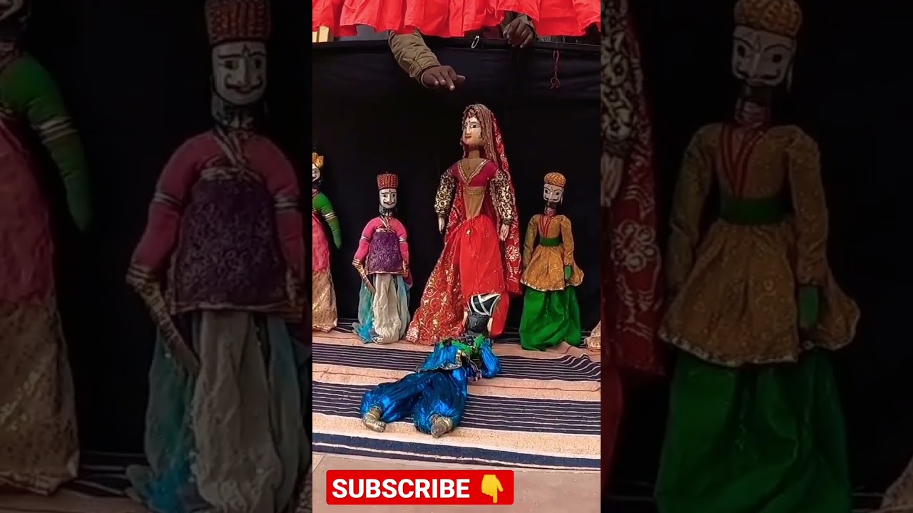 RAJASTHANI TRADITIONAL DOLL DANCE || PUPPET SHOW 