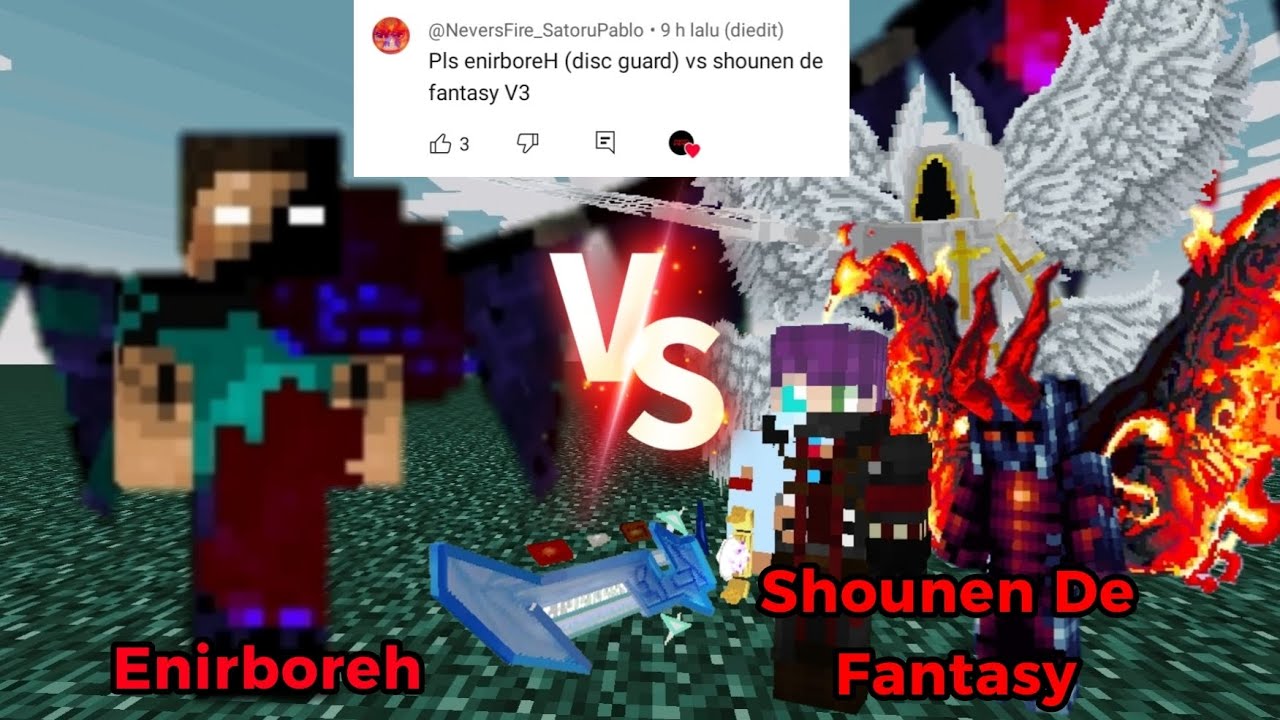 Enirboreh VS Shounen De Fantasy | Minecraft Mob Battle