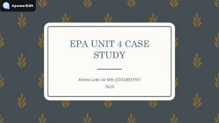 EPA Unit 4 Case Study