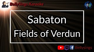 Sabaton - Fields of Verdun (Karaoke)