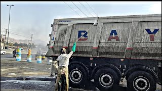 DIRTIEST TRUCK VOLVO  WITH Pressure Washer|Most Satisfying Video Ever  #washing  #asmr  #truck