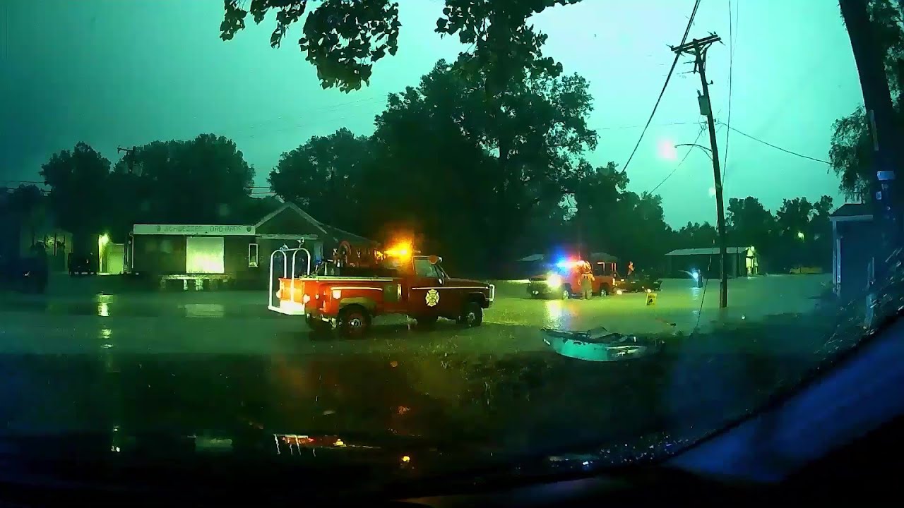 Amazonia Missouri Flooding and Severe Thunderstorms *Dashcam Footage