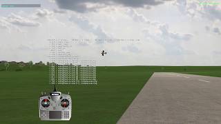 Ultimate TOC in FS One - snap rolls showing wing angles of attack (developer mode)