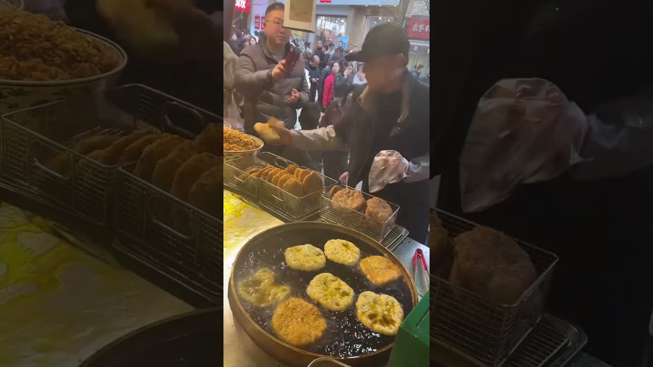 Set up a stall and sell 1,000 scallion pancakes every day!