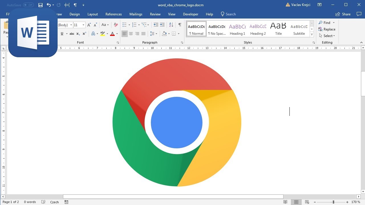 create a google chrome logo