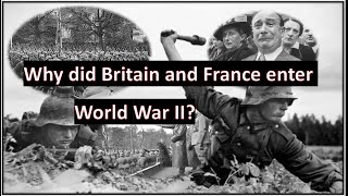 Why did Britain and France enter World War II? Fall of France (1940) Battle of France History MCQs