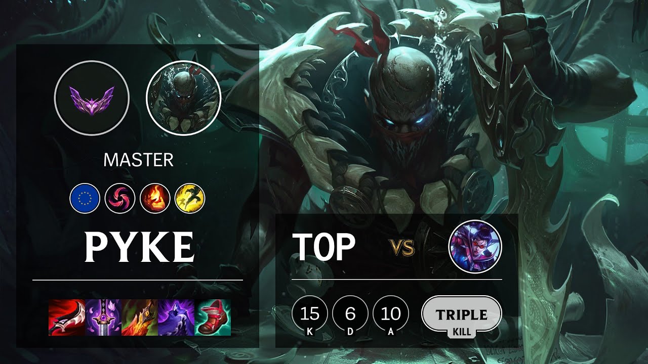 Pyke Top vs Vayne - EUW Master Patch 12.5