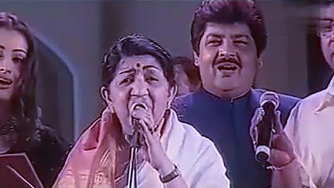 Lata Mangeshkar Udit Narayan hyderabad live concert(Year-2002).#UditNarayanfansClub