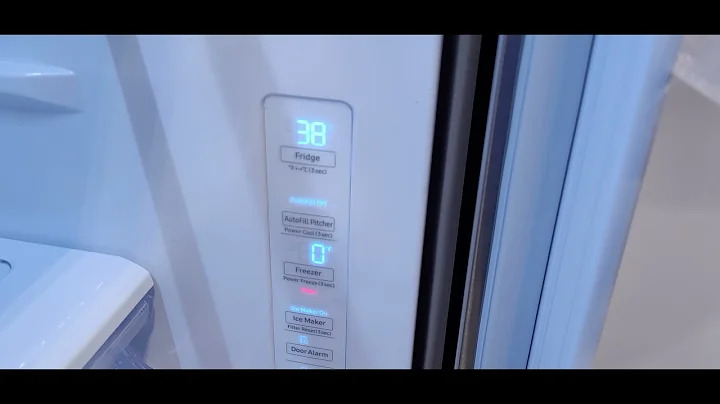 2020-2021 Samsung French door turn off or On cooling off mode (Demo Mode) instructions.