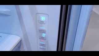 2020-2021 Samsung French door turn off or On cooling off mode (Demo Mode) instructions.