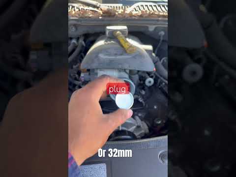 Chevy Tahoe LS Cylinder Head Freeze Plug Replacement Size #mechanic #diy #ls #chevy