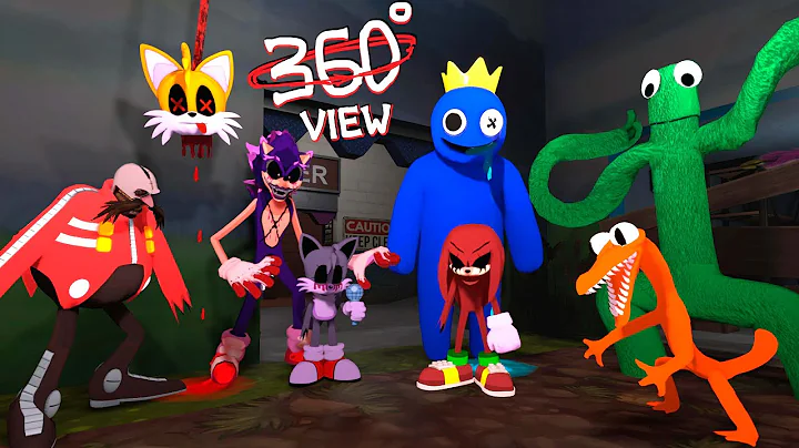 Rainbow Friends Vs Sonic exe animation 360 FNF