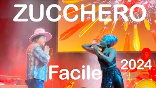 ZUCCHERO - FACILE, Live video, Riga, 2024.