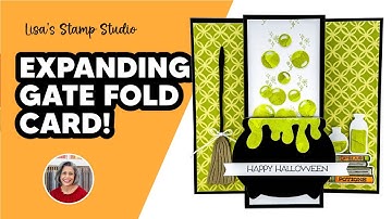 Make This Easy Expanding Gate Fold Card for Halloween
