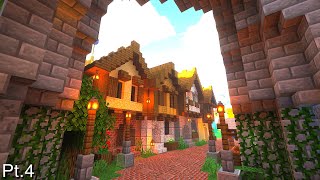 Minecraft Timelapse LionHall Stronghold Pt.4 - First buildings in Stronghold and Terraforming...