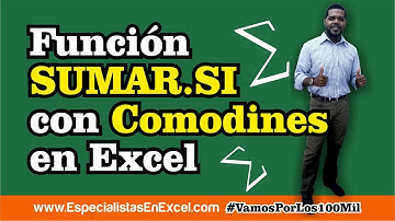 SUMAR SI con Comodines en Excel
