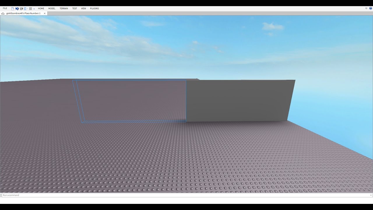 How To Make A Invisible Wall In Roblox Youtube - roblox studio how to make even walls