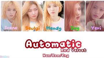 Red Velvet (레드벨벳) - Automatic Color Coded Lyrics (han/rom/eng)