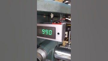 Installed a tach on my mill ...