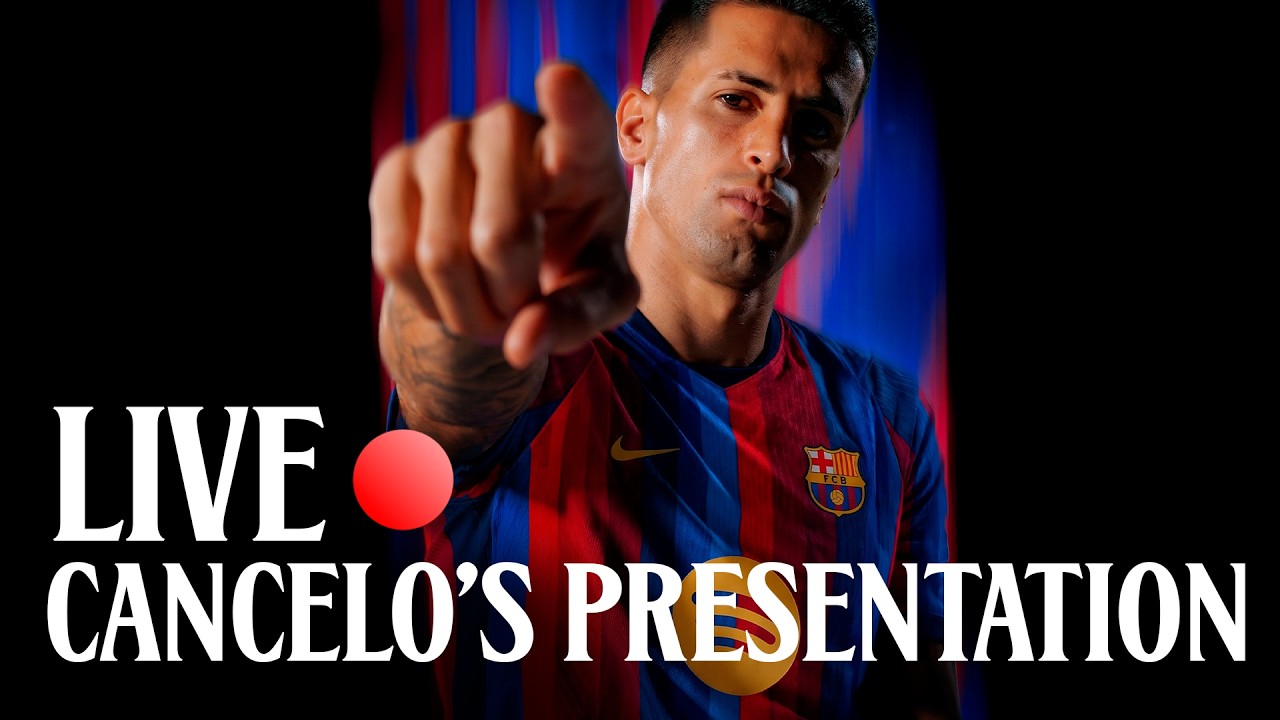 JOAO CANCELO OFFICIAL PRESENTATION AS A NEW PLAYER OF FC BARCELONA 📝🔵🔴