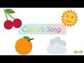 Colour's Song with Lyrics for kid's || learn in English colour's song || @artbyruba🔔 #kidssong👍🏻