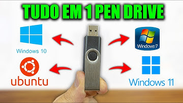 COMO CRIAR UM PENDRIVE DE INSTALAÇÃO DE VÁRIOS WINDOWS DIFERENTES