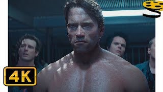 "Я ждал тебя." Папс против T-800 | Терминатор: Генезис (2015) HD