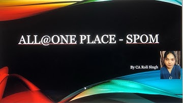 About SPOM must see video I SPOM - Self paced online module details