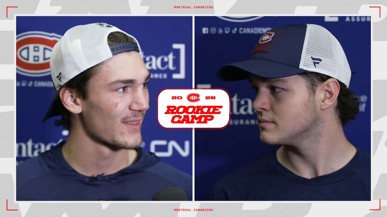 Protz, Thorpe + other Habs prospects address the media at Rookie Camp | LIVE PRESS CONFERENCES