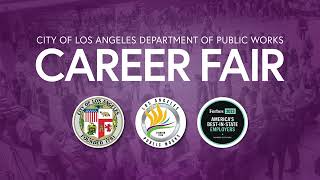 January 2024 City of LA Career Fair promotional video