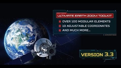 Ultimate Earth Zoom Toolkit by MotionApe | AE Infographic Template