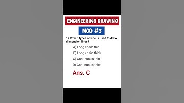 Engineering drawing mcq question 3 #shorts