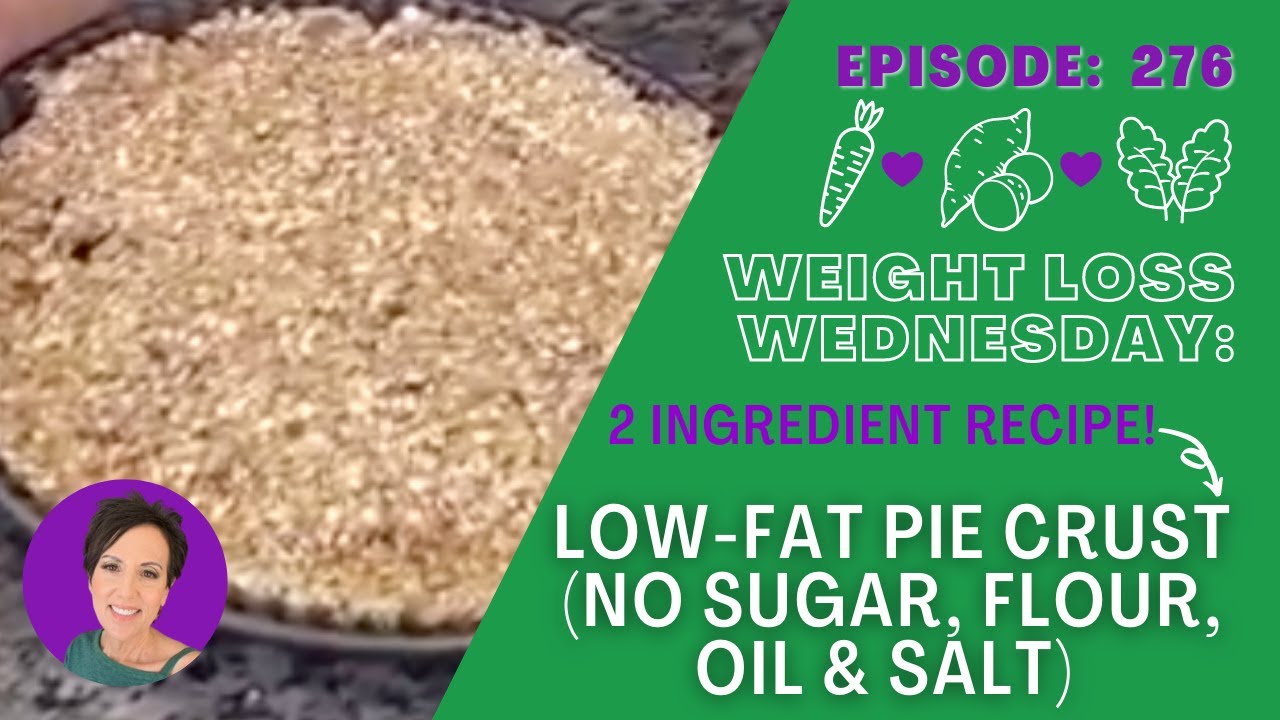 2 Ingredient LowFat Pie Crust (no sugar, flour, oil & salt) WEIGHT