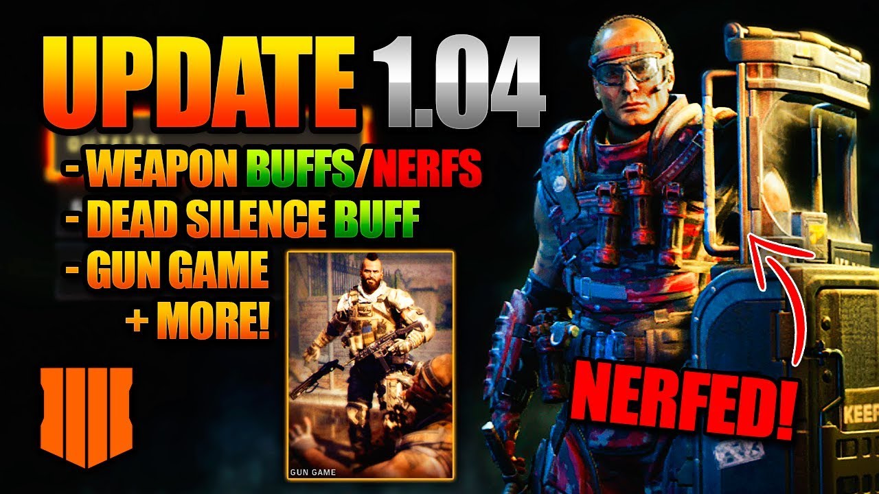 COD BO4 UPDATE 1.04 -  HUGE Weapon & Specialist Balancing, 300 Point Domination, Spawn Fixes & more!