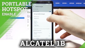How to Enable Portable Hotspot in ALCATEL 1B – Share Internet Connection