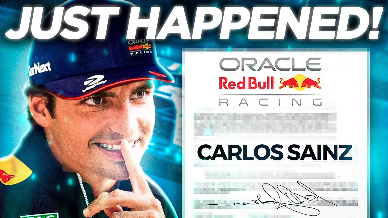 Great News For Carlos Sainz After Red Bull Statement!