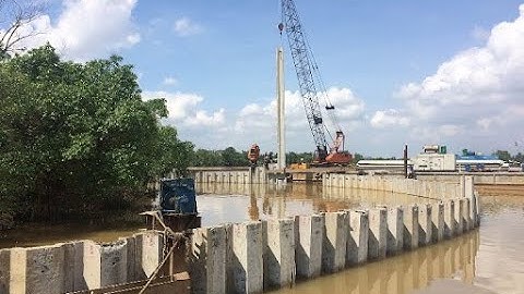 Biện pháp thi công đóng cọc ván dự ứng lực SW