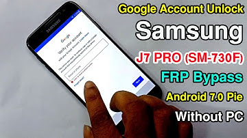Samsung J7 Pro (J730F) Frp Bypass Samsung J730F Google Account unlock Android 7.0 Without PC |
