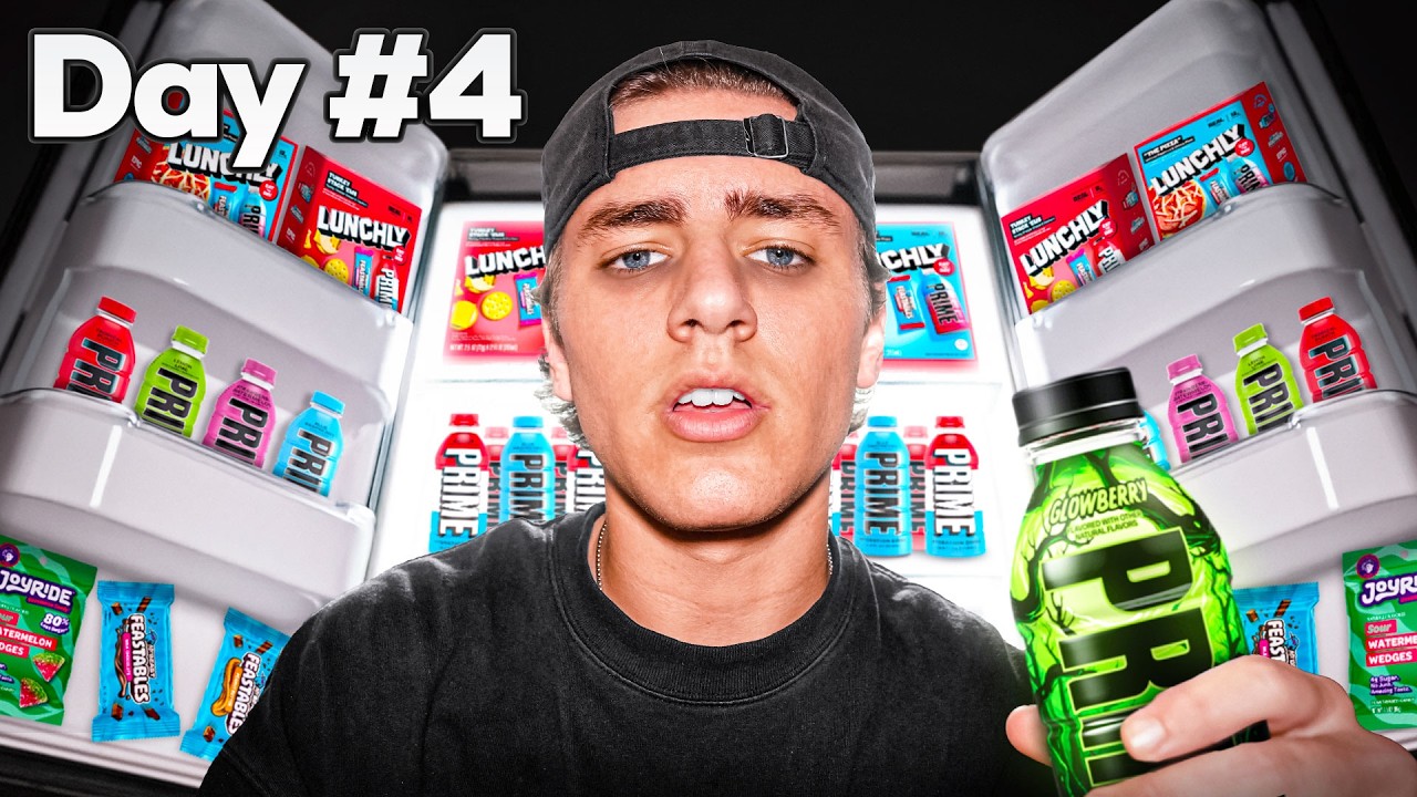 Я ел только продукты YouTube в течение 7 дней