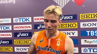 Niels Laros disappointed to take 5th in 2025 Worlds 1500 final