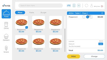 Myth POS - Android Tablet POS for Restaurants - Demo Product