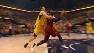Bojan Bogdanovic DIRTY Flagrant Foul On LeBron James
