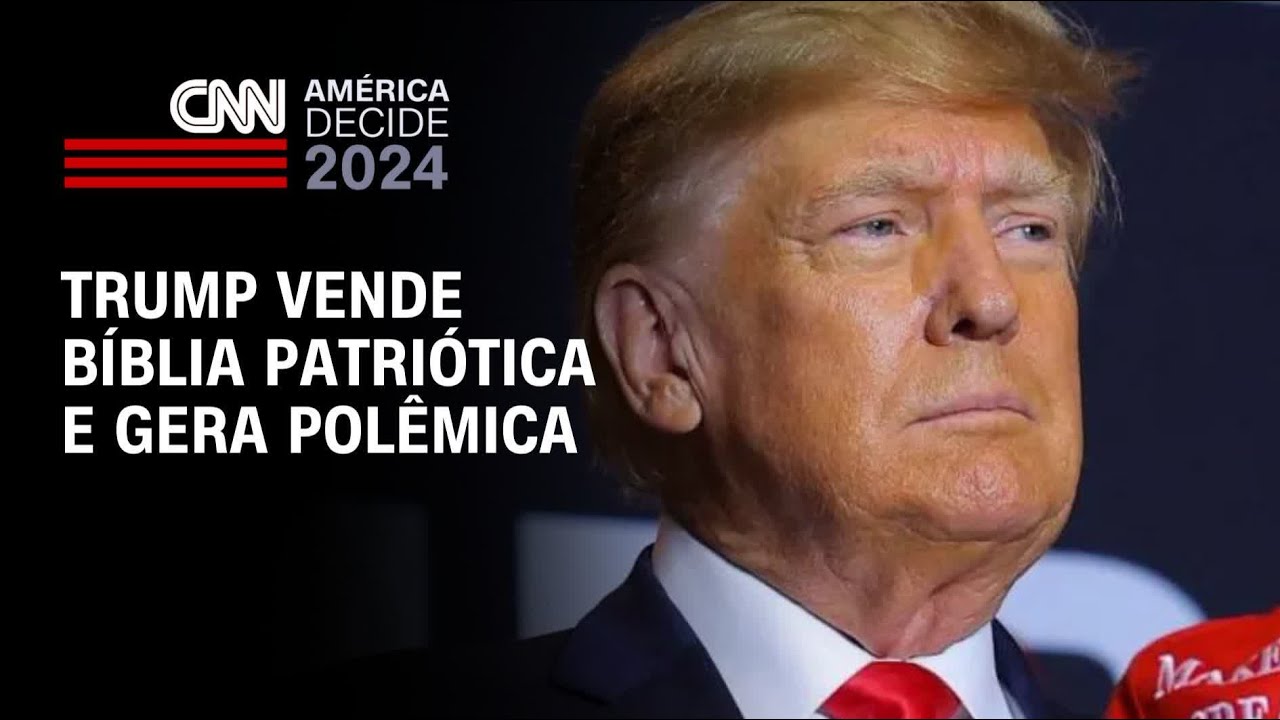 América Decide: Trump vende bíblia patriótica e gera polêmica | LIVE CNN