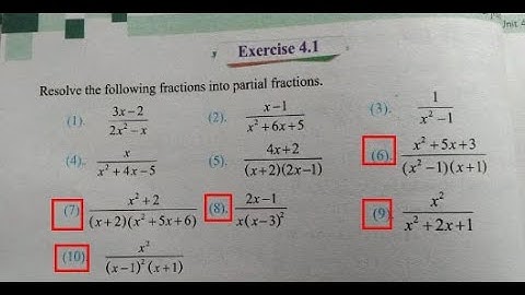 Class 10 math Chapter 4 Exercise 4.1 Question 6 - 10 / KpK Board