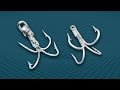 Como hacer anzuelos cuádruples | How to make quadruple fishing hooks