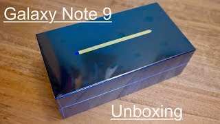 Unboxing the Samsung Galaxy Note 9 - Ocean Blue