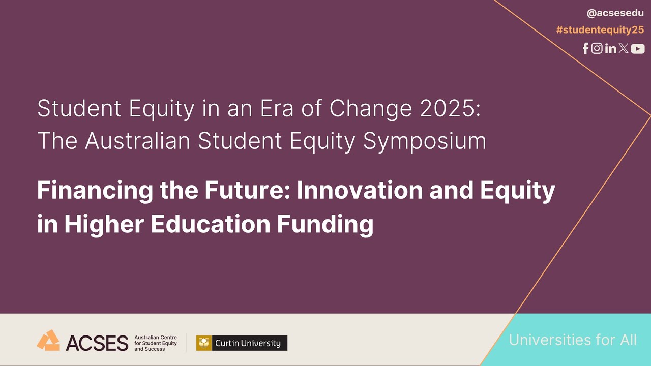 ACSES Symposium 2025 | Panel 3: Financing the Future