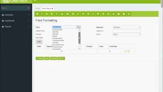 How to create Tabular Reports