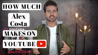 How much Alex Costa makes on Youtube